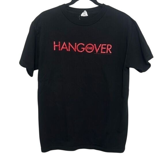 Alstyle Mens Black The Hangover Movie Promo Crew Neck T-Shirt Medium